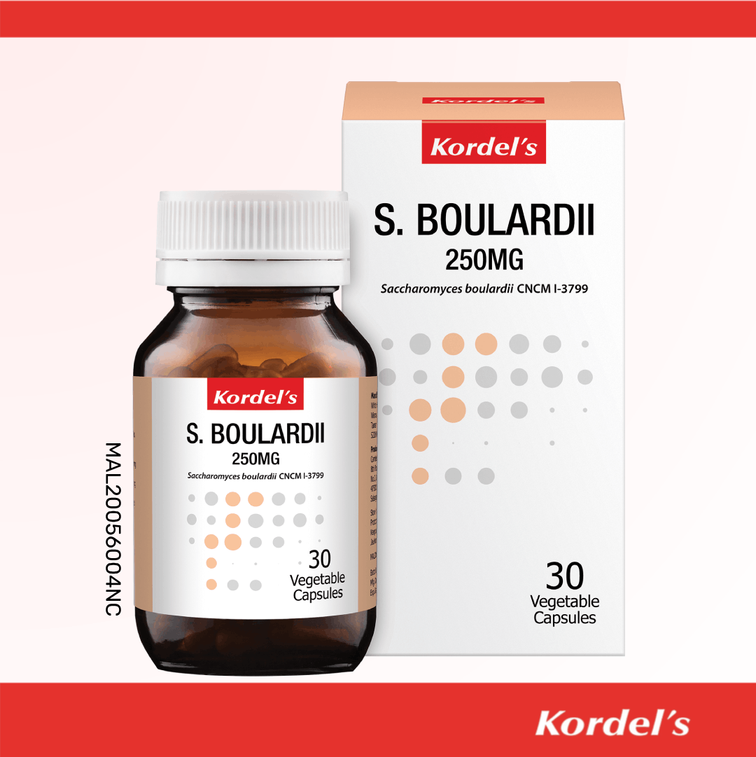 Kordel’s S. Boulardii 250mg Vegetable Capsules